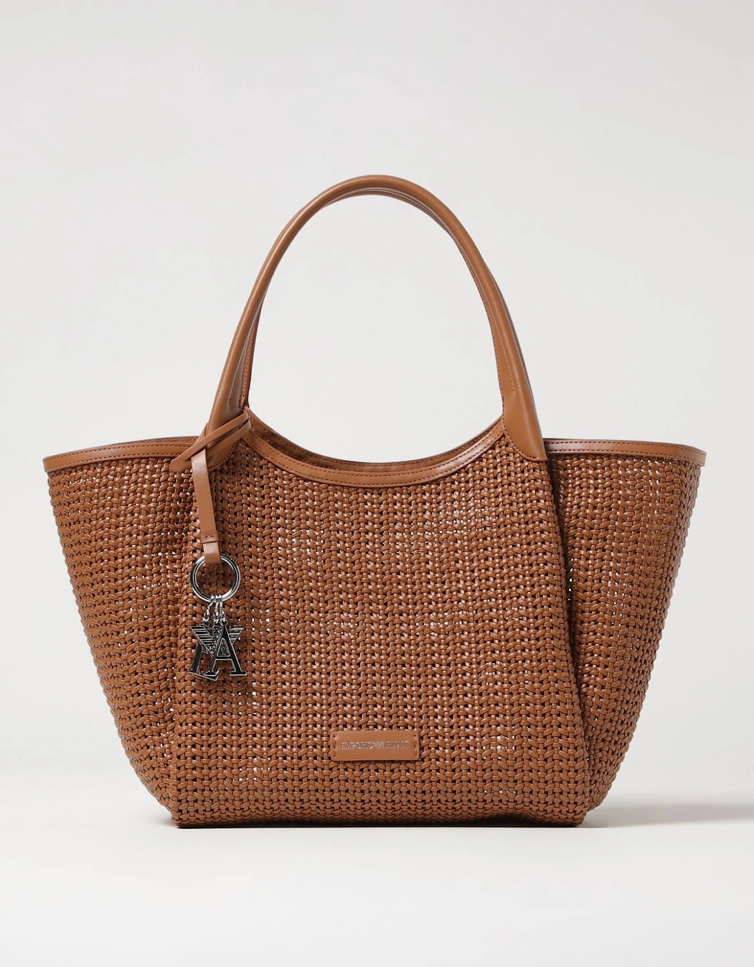 Woven Leather Tote Bag
