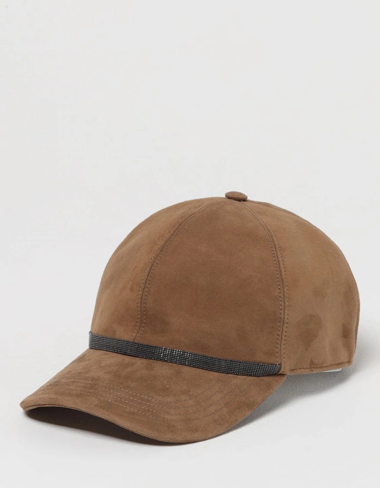 Suede Baseball Cap Beaded Band