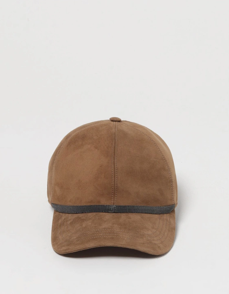 Suede Baseball Cap Beaded Band