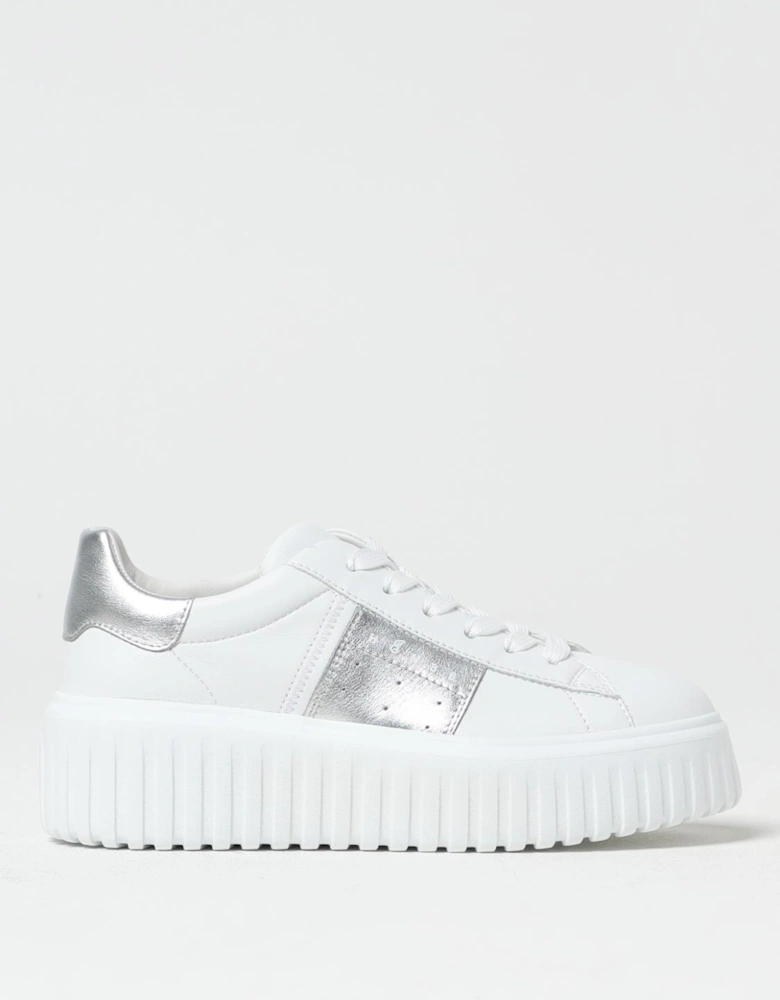 Platform Sneakers Metallic Detail