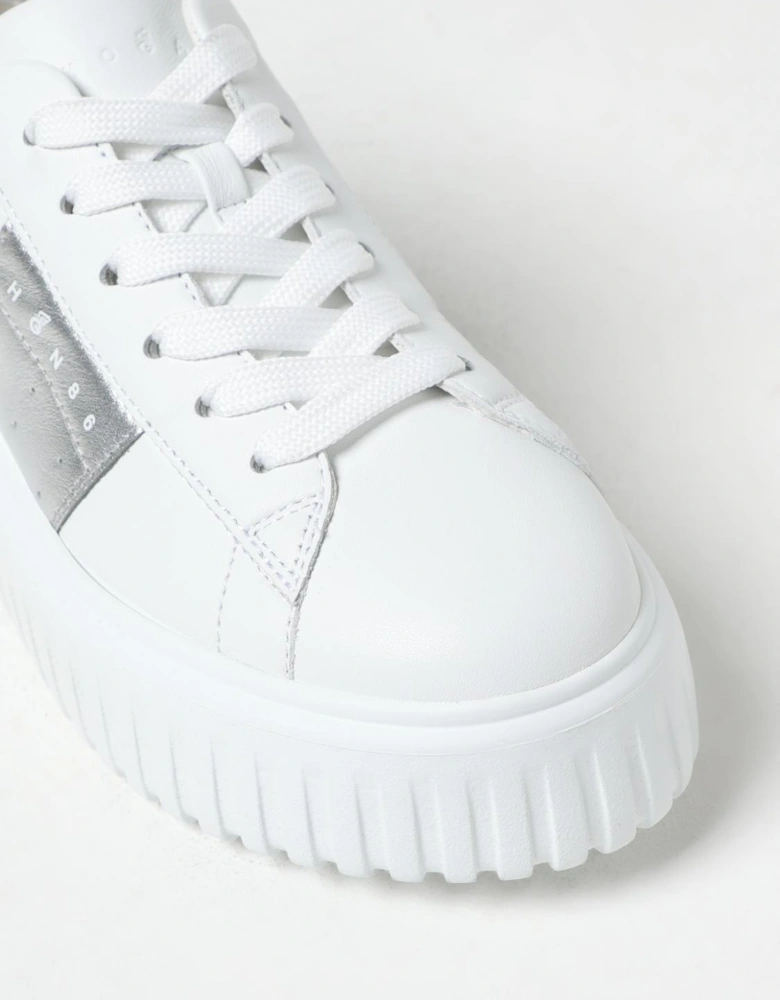 Platform Sneakers Metallic Detail