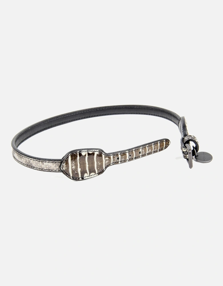 Intrecciato Leather BeltModel 649615V001D