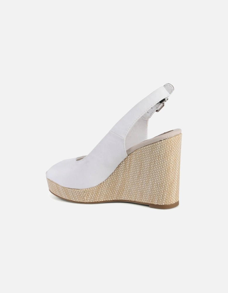 Canvas Wedge Sandals Open Toe