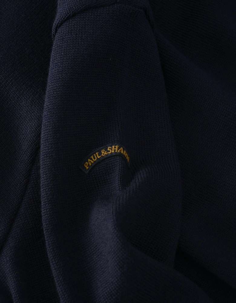 Soft Touch Neck Sweater Navy