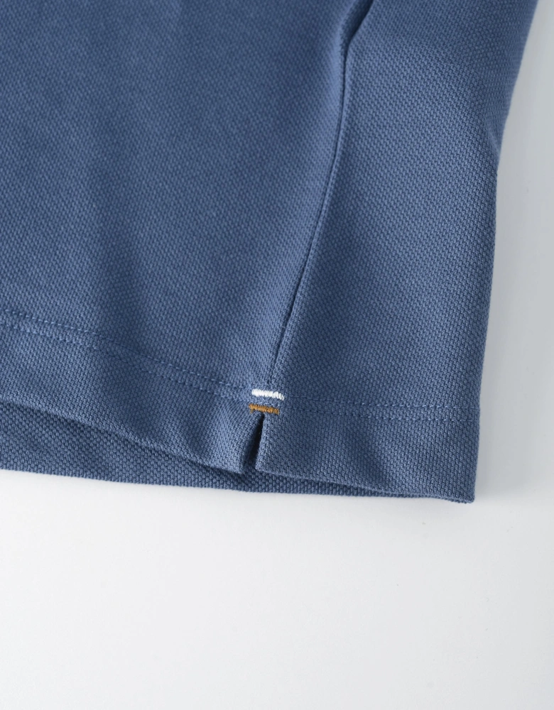 X Soft Piquet Ls Polo Blue