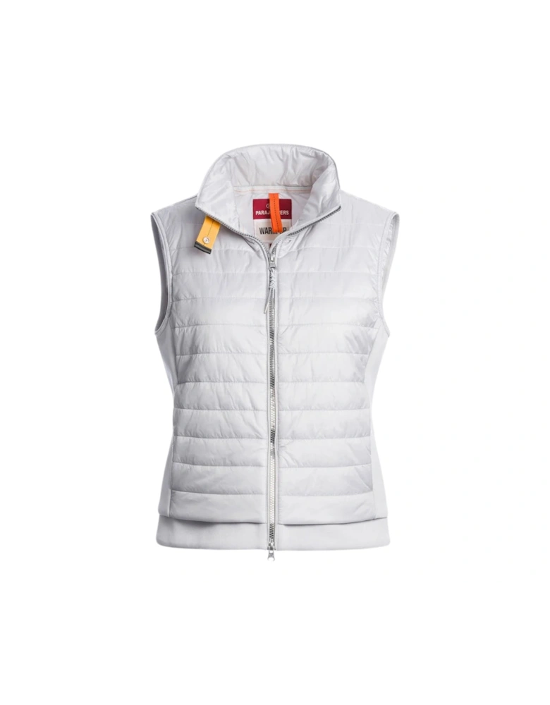 Hennie Dawn White Gilet Jacket