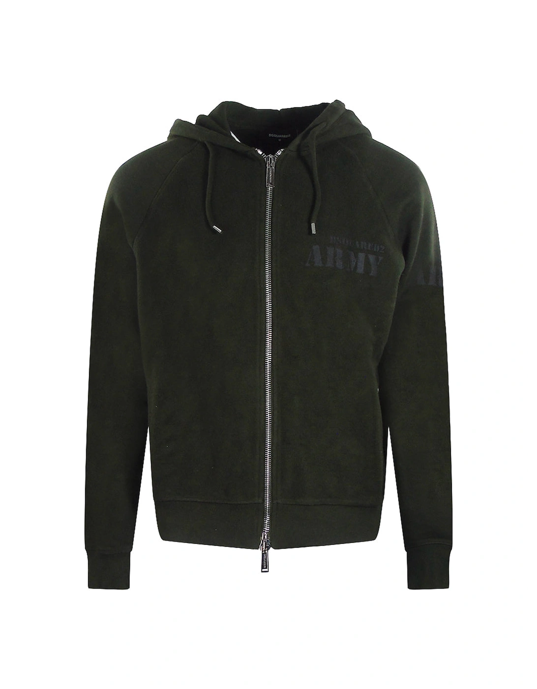 Army Logo Military Green Hoodie, 3 of 2