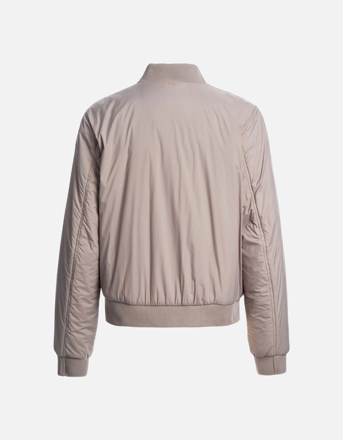 Lux Wistful Beige Bomber Jacket