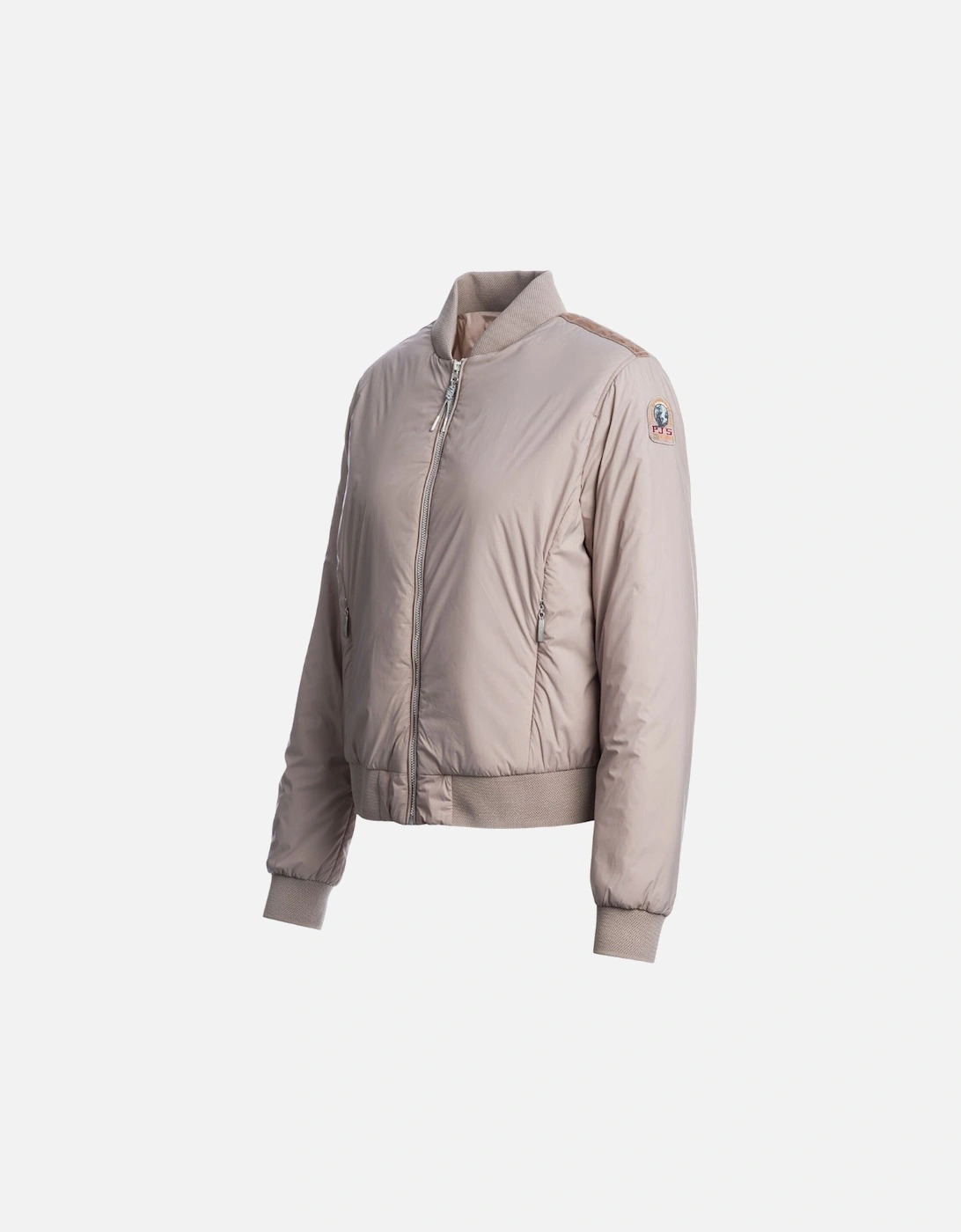 Lux Wistful Beige Bomber Jacket