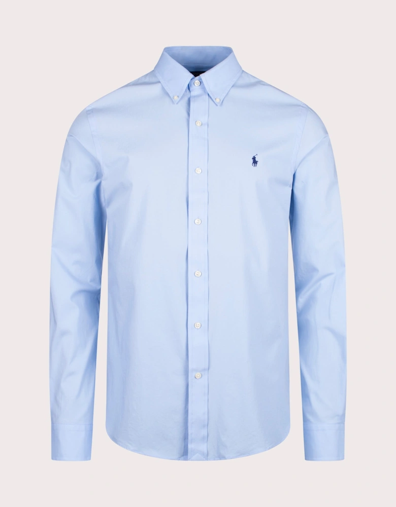 Custom Fit Stretch Poplin Shirt