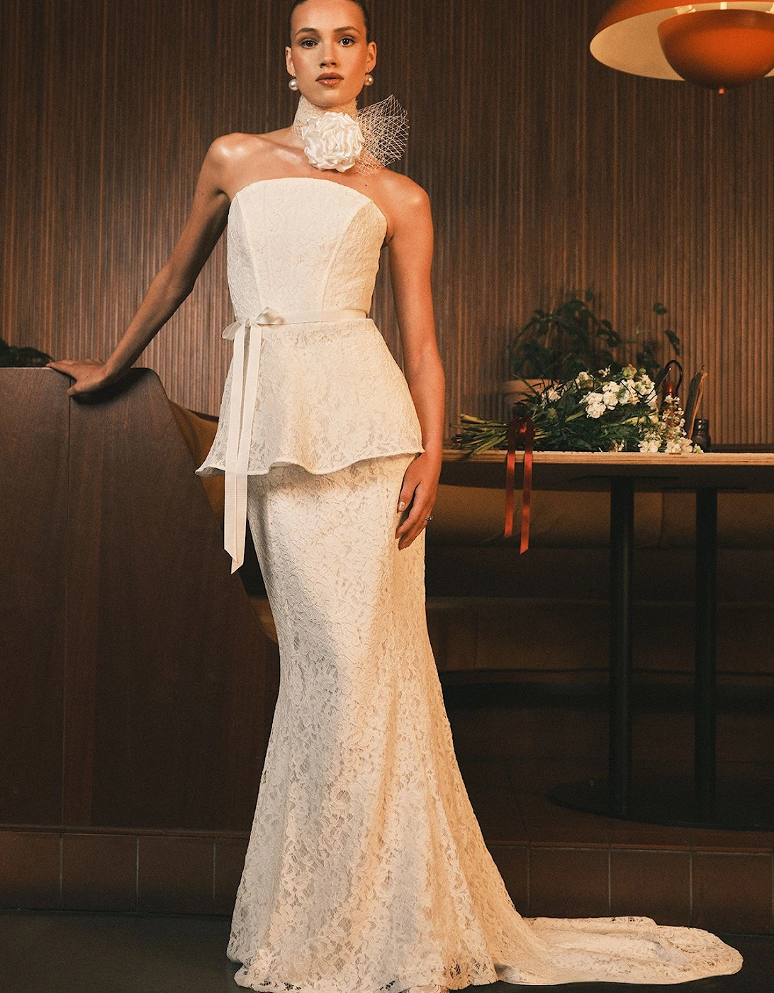 Lace Bridal Maxi Skirt, 2 of 1