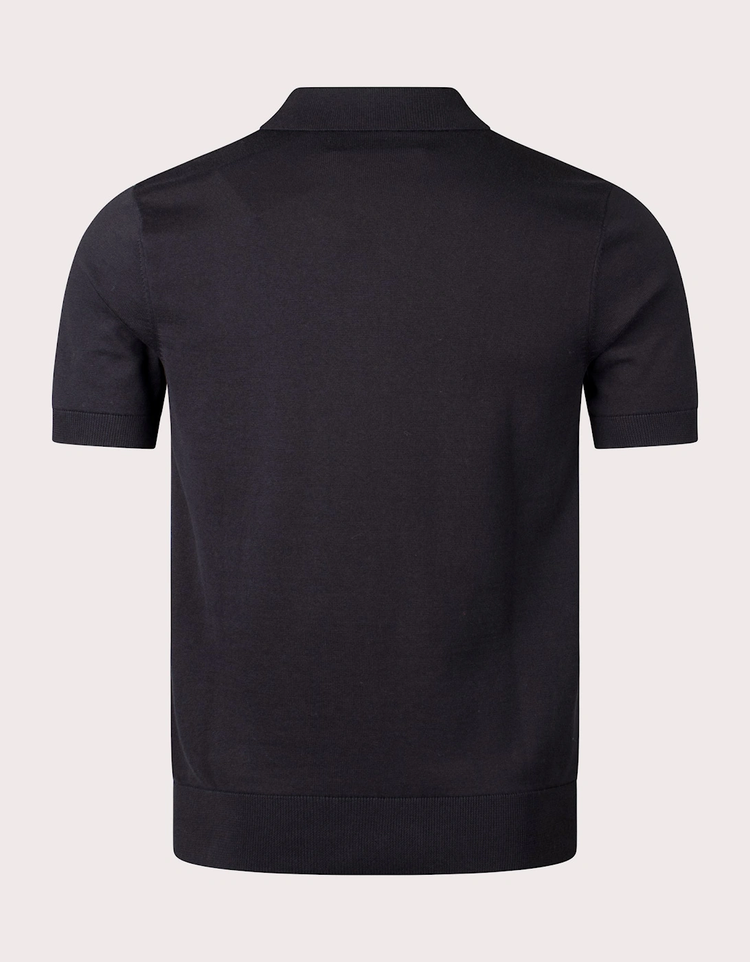 Argyle Knitted Polo Shirt