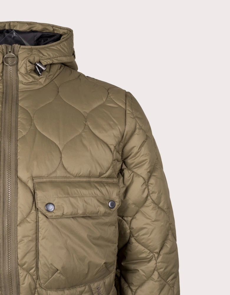 Re-Engineered Hooded Spey Quilted Jacket