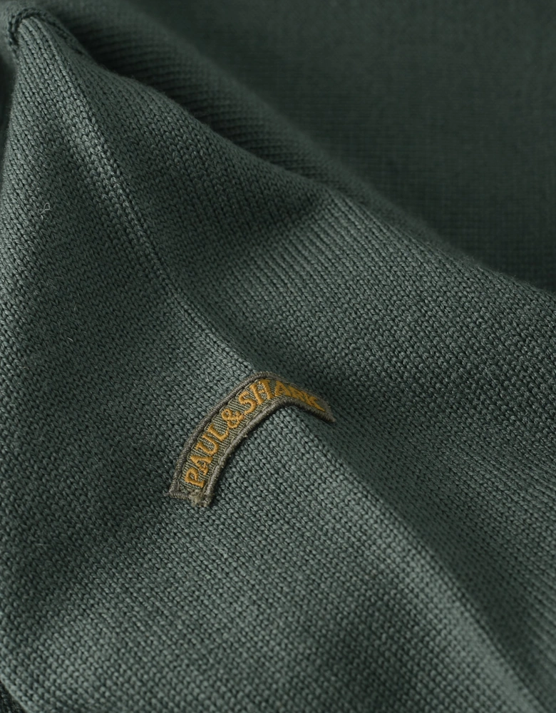 Soft Touch 1/4 Zip Sweater Green