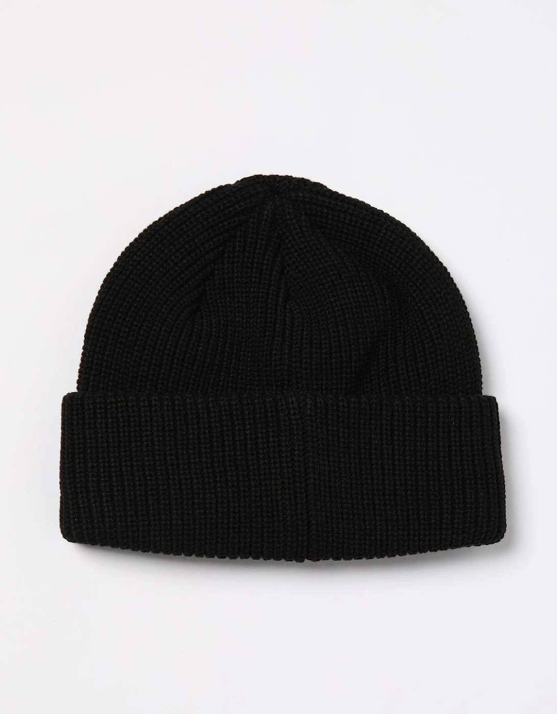 RibKnit Beanie with Logo Patch