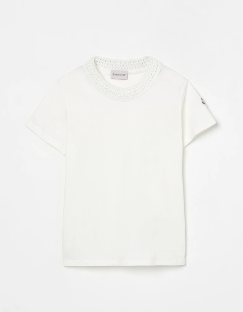 Crocheted Neck TShirt