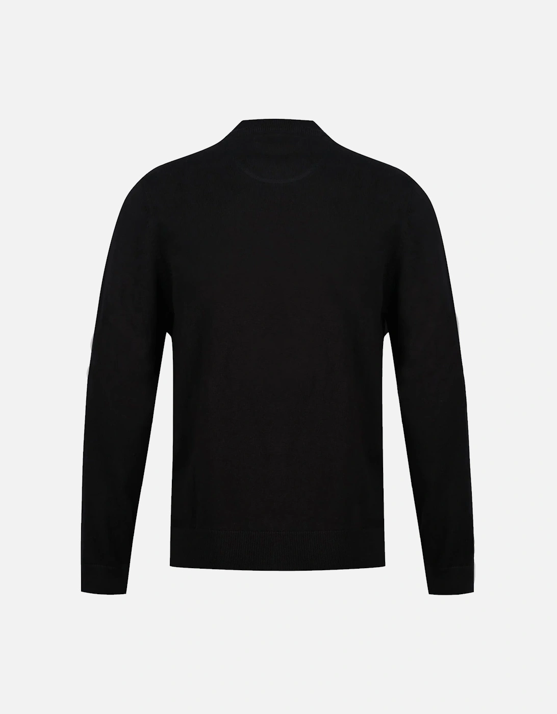 LUKE1977 Jenson Funnel Neck Knitted Jumper - Black