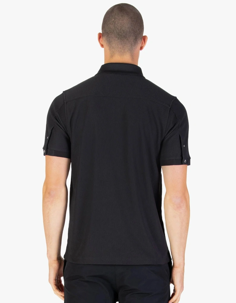 Luke1977 Penrith Zip Polo Shirt - Black
