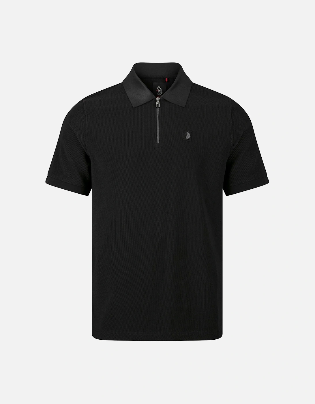 Luke1977 Penrith Zip Polo Shirt - Black