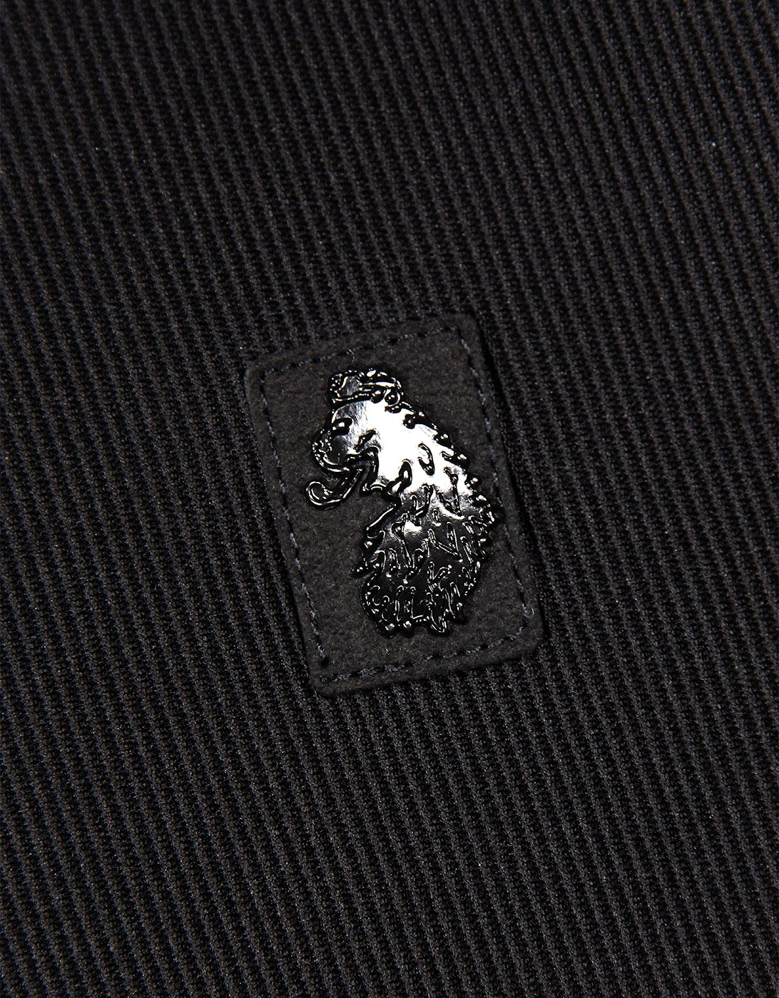 Luke1977 Penrith Zip Polo Shirt - Black