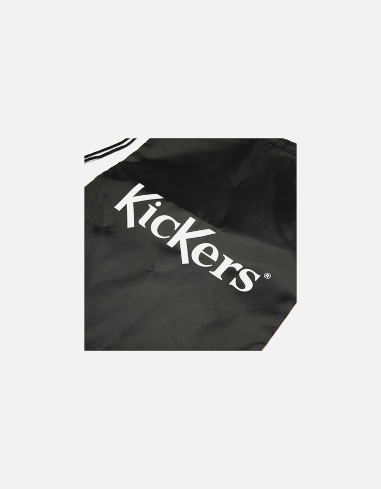 School Gym  Drawstring Black  Bag