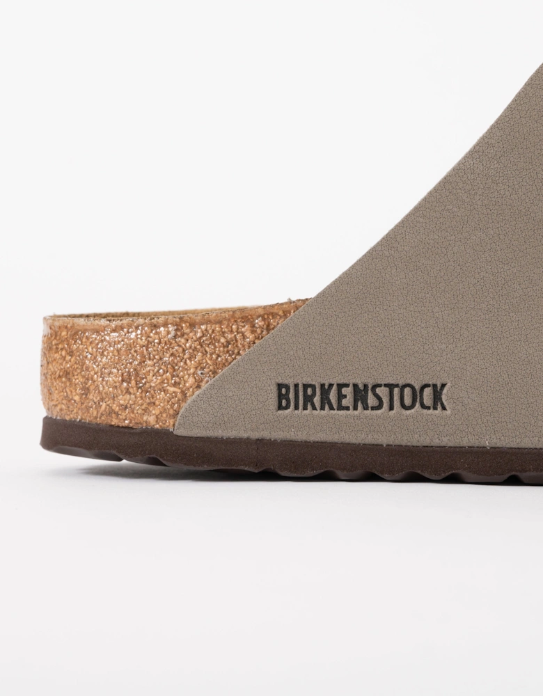 Birko-Flor Nubuck Unisex Sandals - Stone