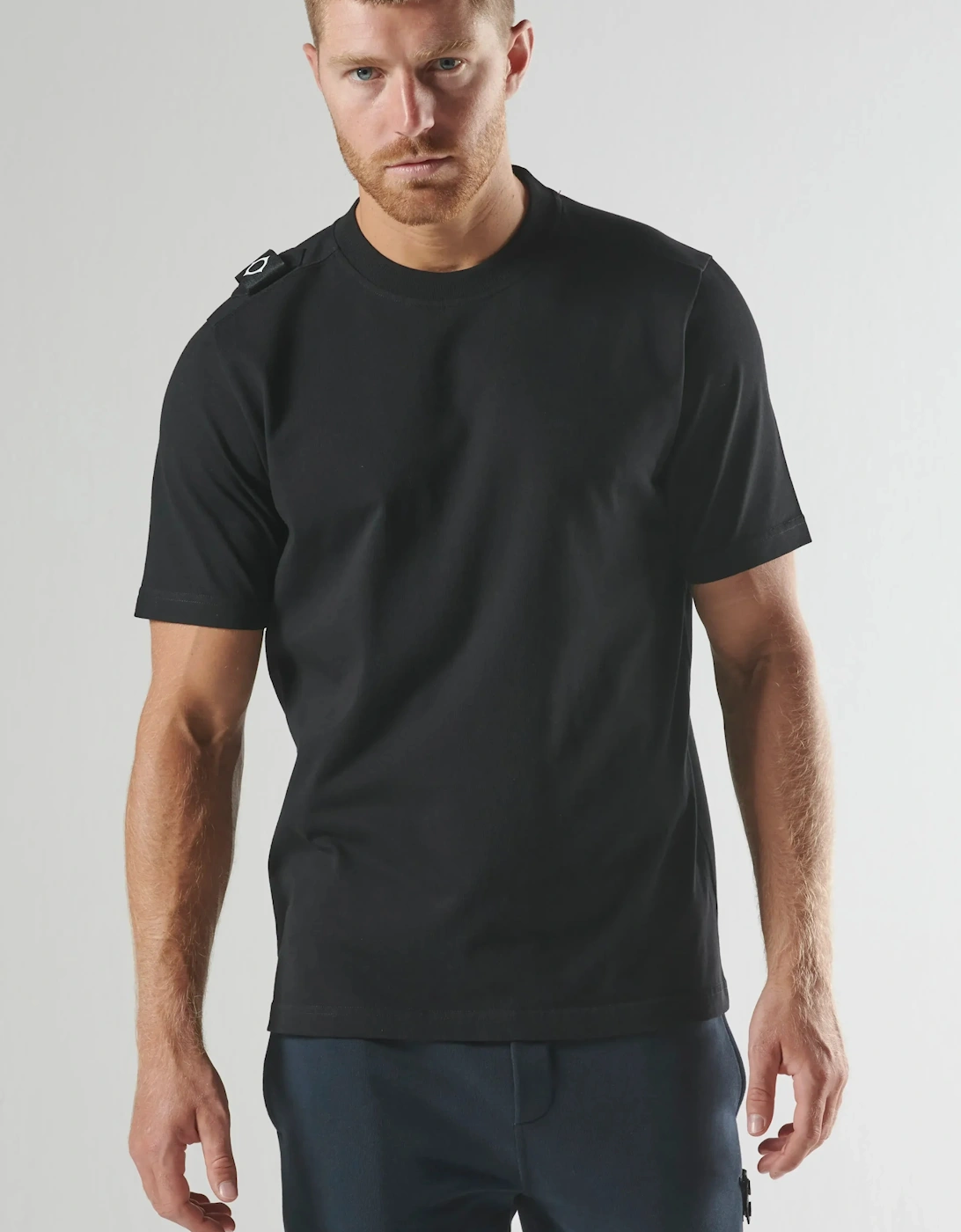 Mastrum Badge T-Shirt MAS8410 - Jet Black, 4 of 3