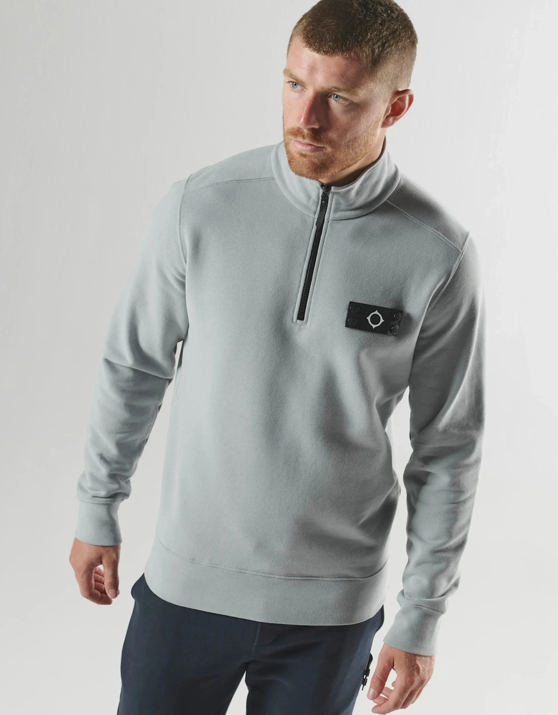 Mastrum Neo Quarter Zip Sweat MAS4565 - Battleship Grey, 4 of 3
