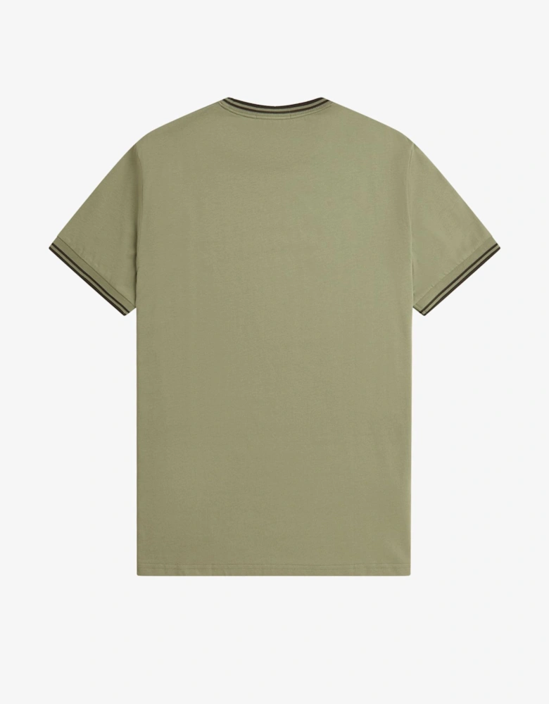 Twin Tipped T-Shirt - Olive Mint/Night Green