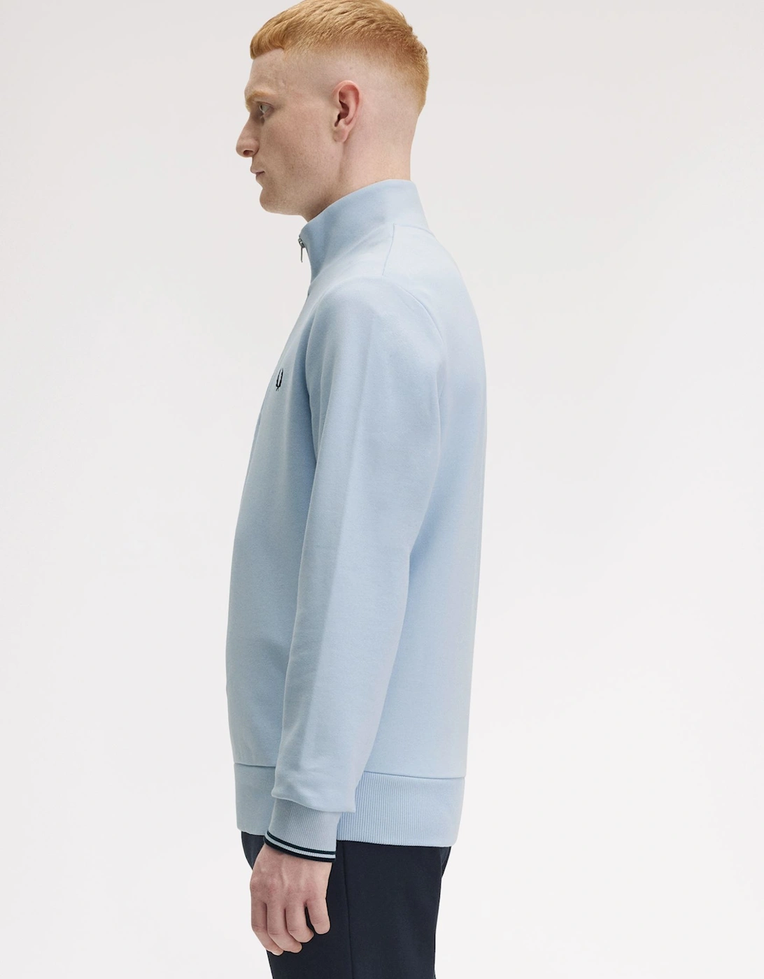 Half-Zip Sweatshirt - Light Smoke