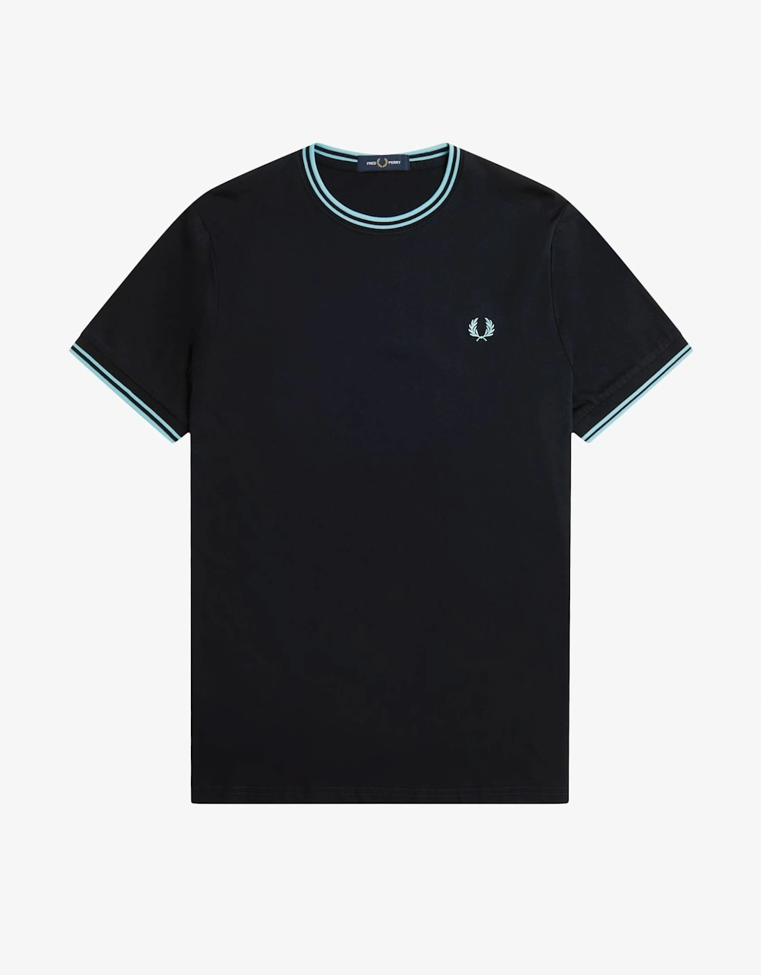 Twin Tipped T-Shirt - Navy/Mint Blue, 8 of 7