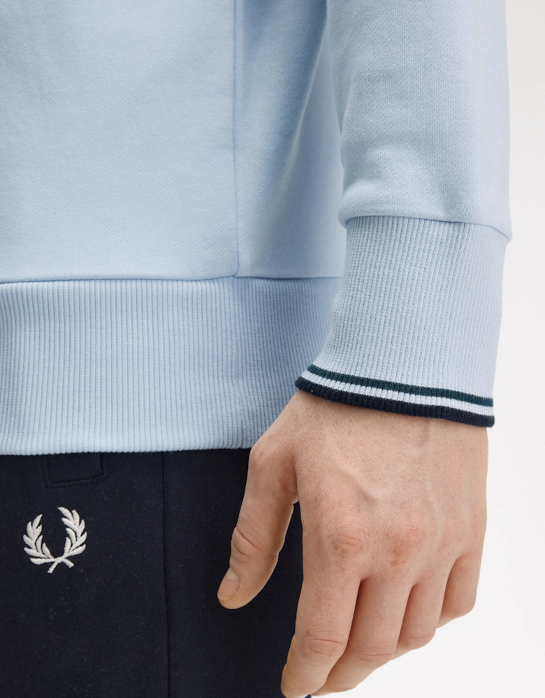 Half-Zip Sweatshirt - Light Smoke