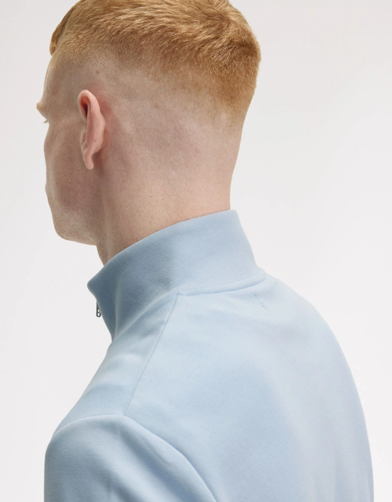 Half-Zip Sweatshirt - Light Smoke