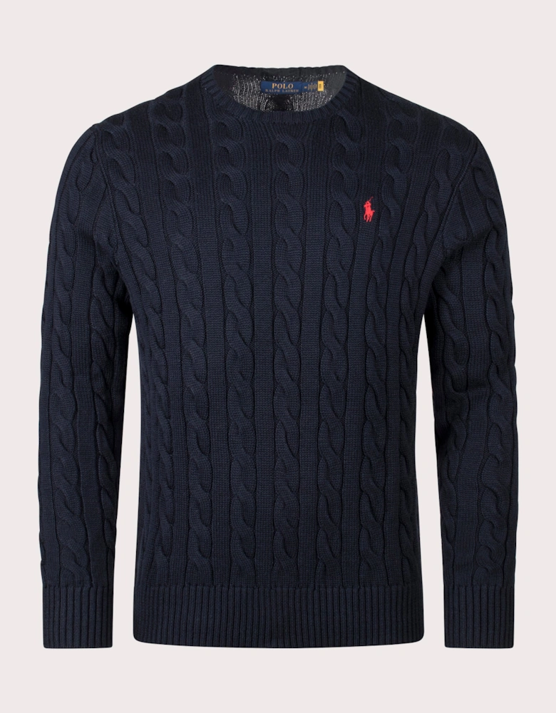 Cable Knit Cotton Jumper