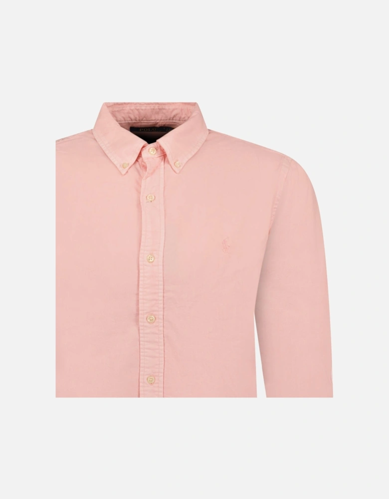 Ralph Lauren Custom Fit Long Sleeve Sport Shirt in Rose