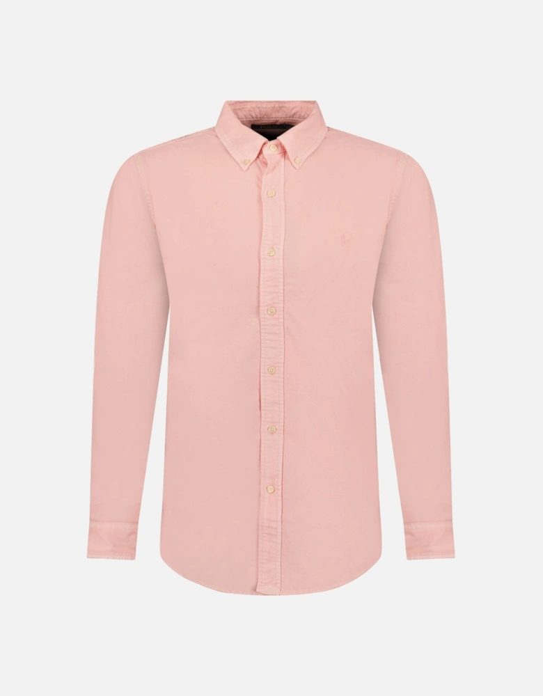 Ralph Lauren Custom Fit Long Sleeve Sport Shirt in Rose