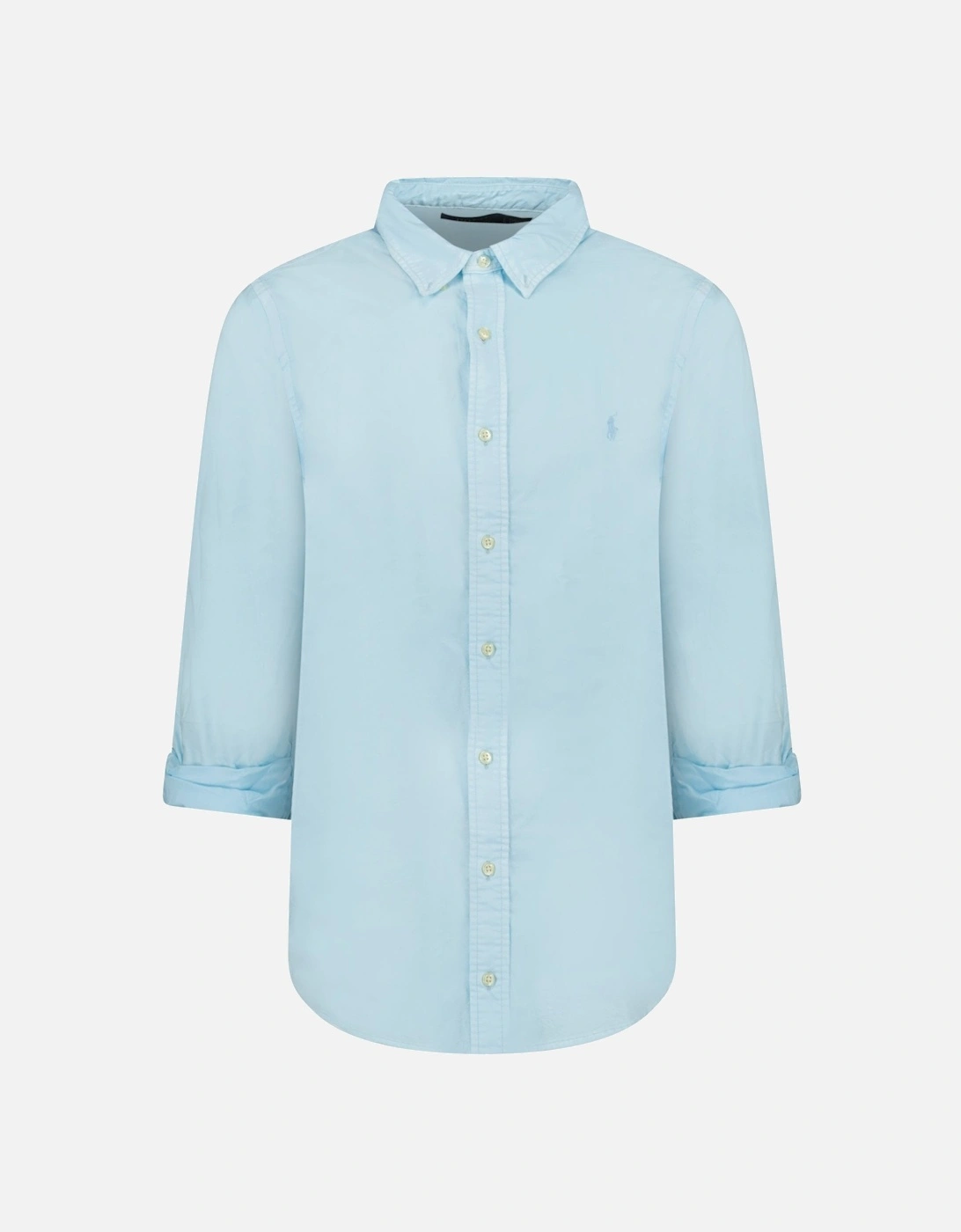 Ralph Lauren Custom Fit Long Sleeve Sport Shirt in Sky