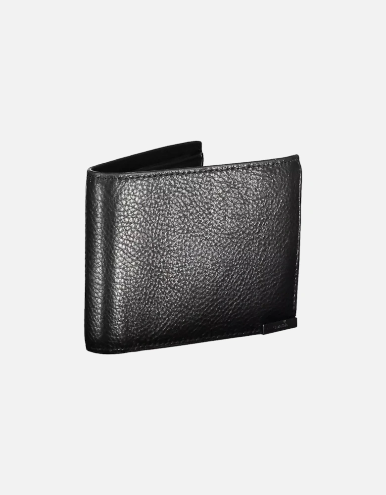 Pebble Leather Wallet Black