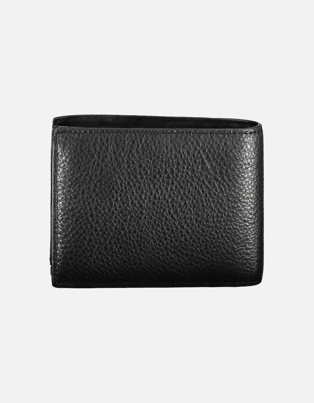 Pebble Leather Wallet Black
