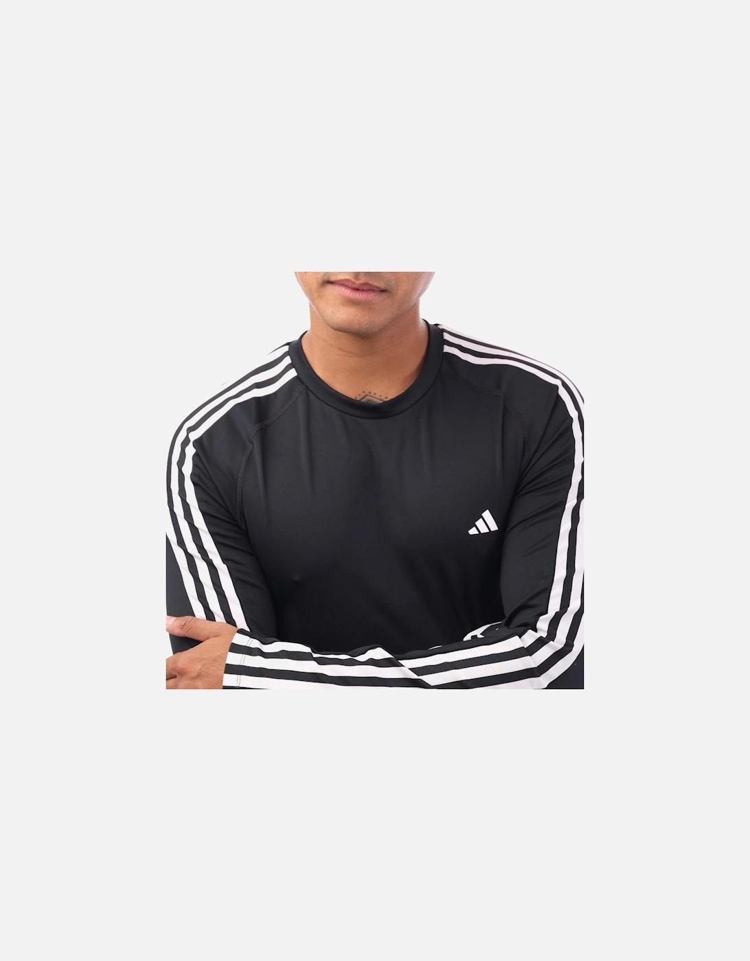 Techfit 3-Stripes Training Long-Sleeve Top