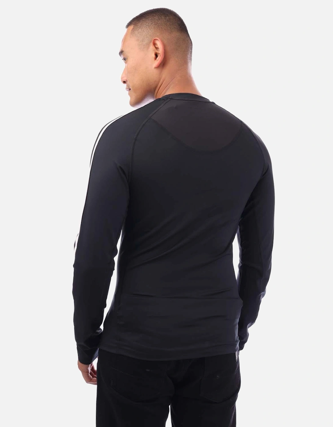 Techfit 3-Stripes Training Long-Sleeve Top