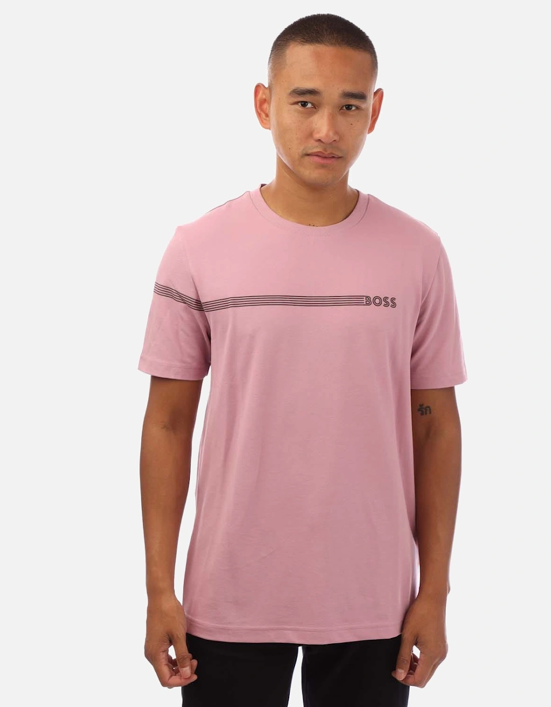 Stripe Logo Print T-Shirt, 5 of 4