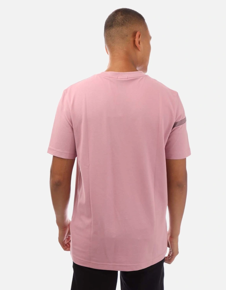 Stripe Logo Print T-Shirt