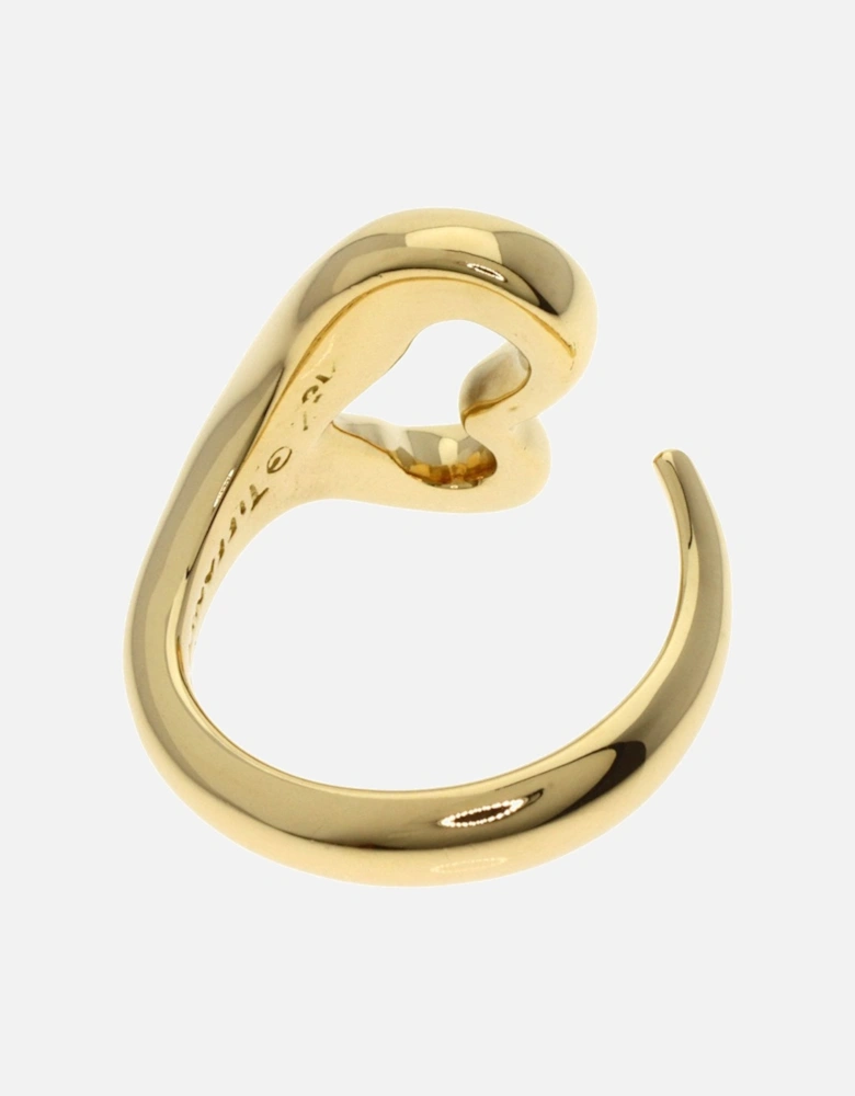 Open Heart Ring 18k Gold