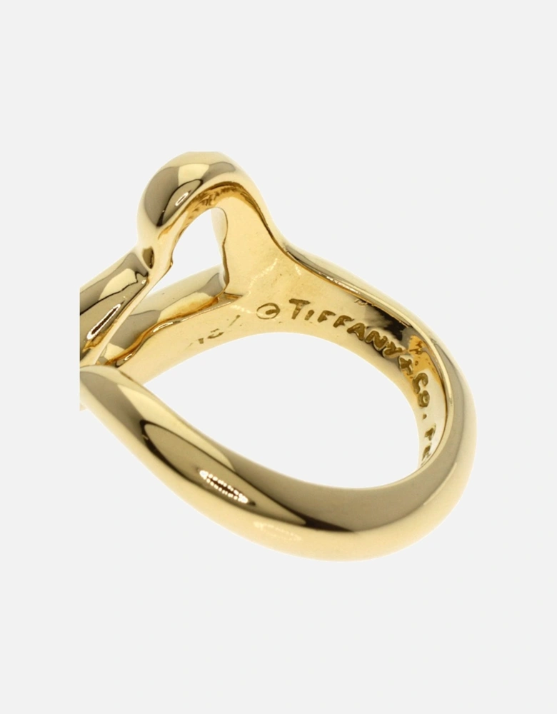 Open Heart Ring 18k Gold