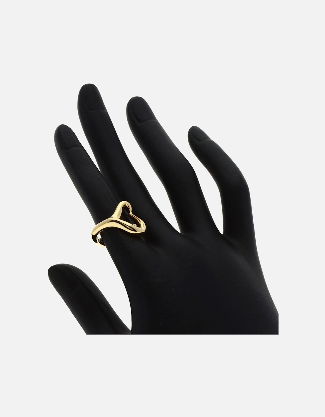 Open Heart Ring 18k Gold