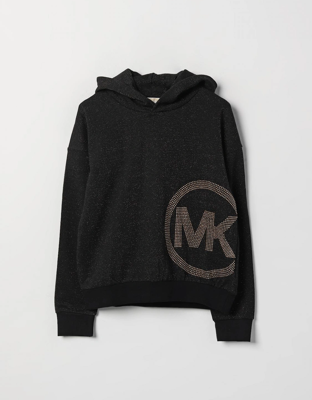Girls Glitter Hoodie Embellished Logo, 3 of 2