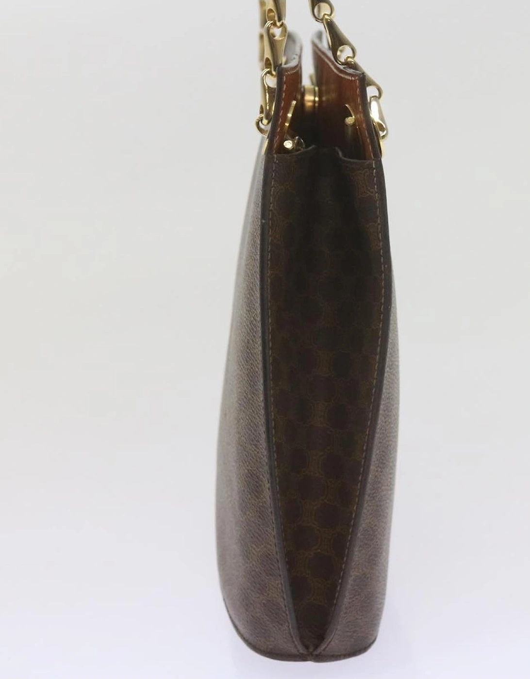 CELINE Cabas Shoulder Bag in Brown Monogram Canvas