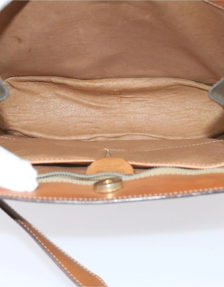CELINE Cabas Shoulder Bag in Brown Monogram Canvas