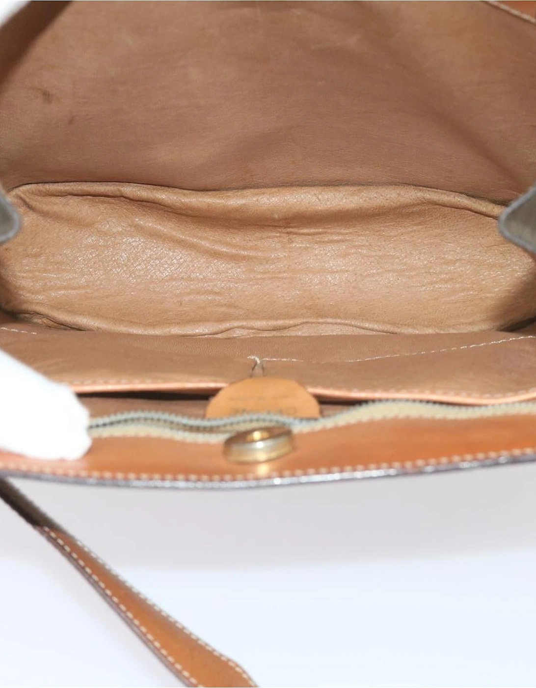 CELINE Cabas Shoulder Bag in Brown Monogram Canvas